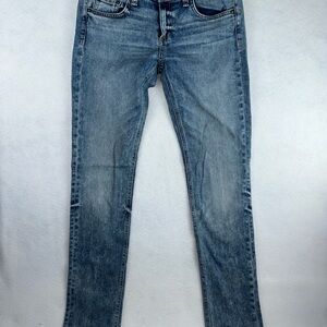 Rag & Bone Acid Blue Dre Slim Boyfriend Jeans W1590K510ACB EUC Size 26